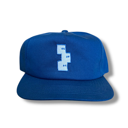 ROYAL BLUE 5 PANEL SNAPBACK HAT