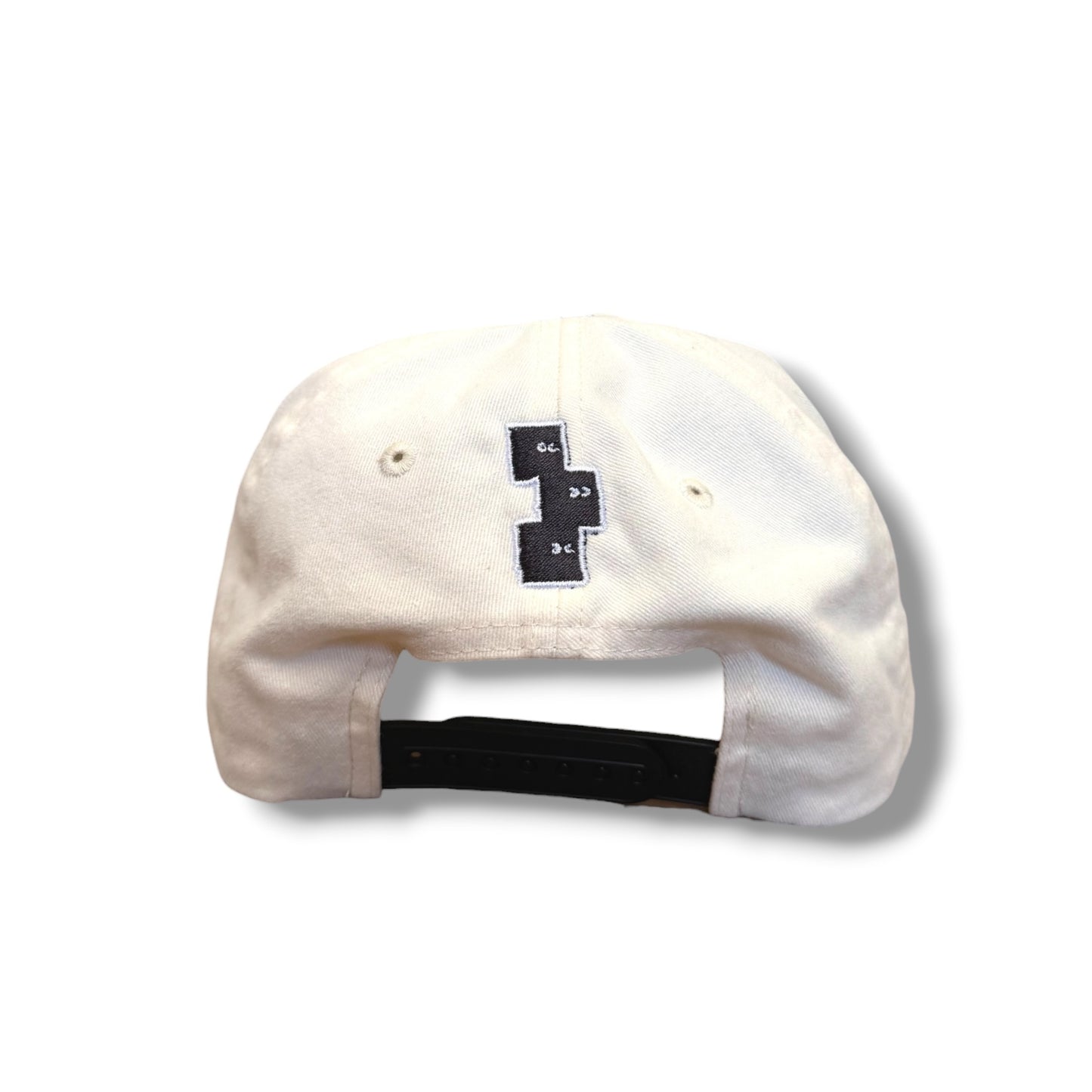 CREAM AND VINTAGE BLACK DAD HAT